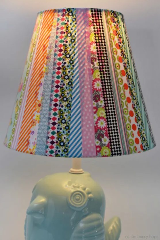 washi-tape-lamp