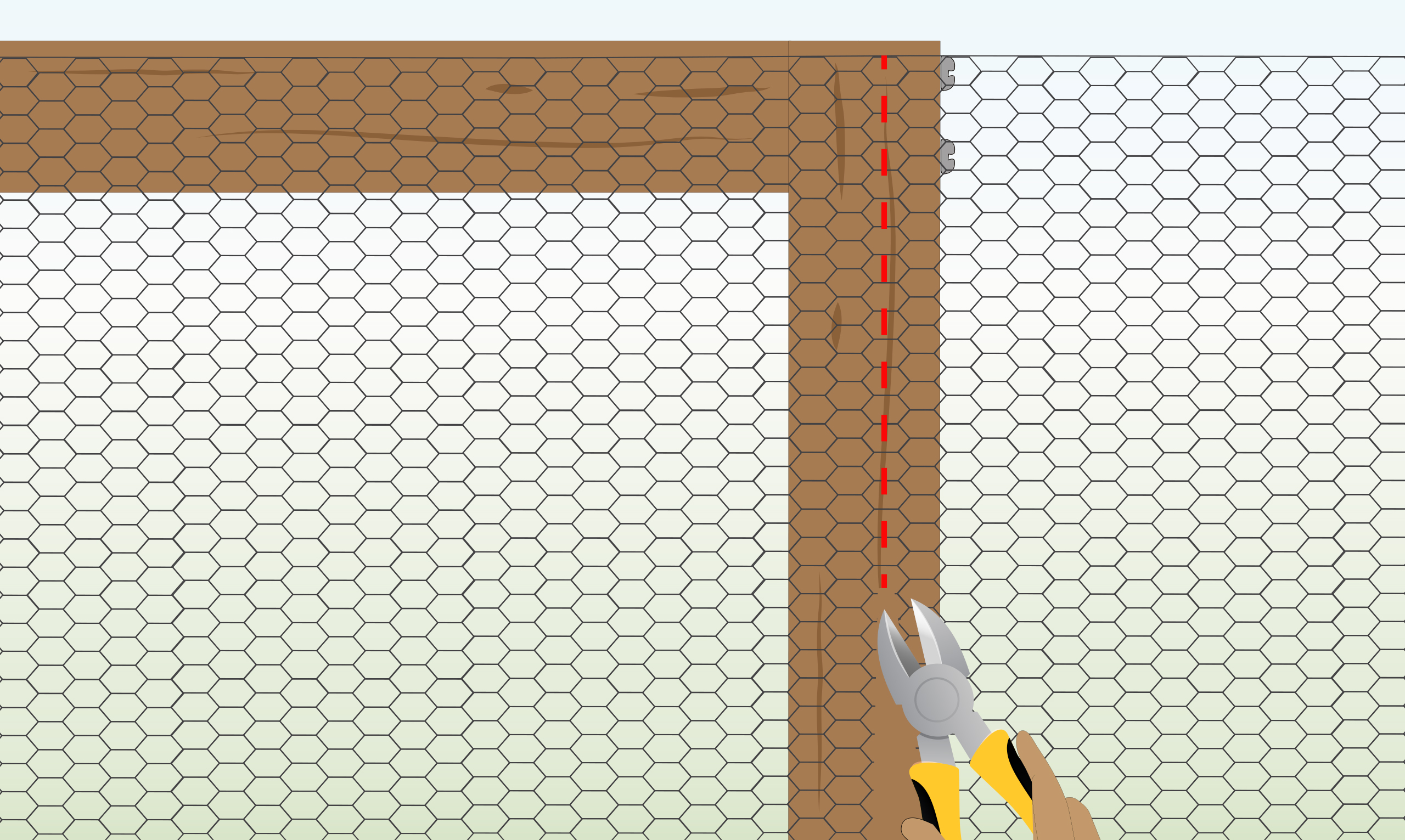cut-chicken-wire-catio-step6