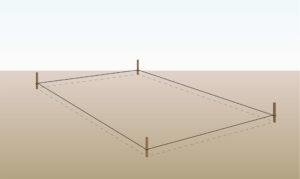 mark-area-for-chicken-coop-base