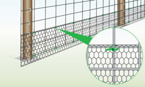 attach-chicken-wire-metal-fence