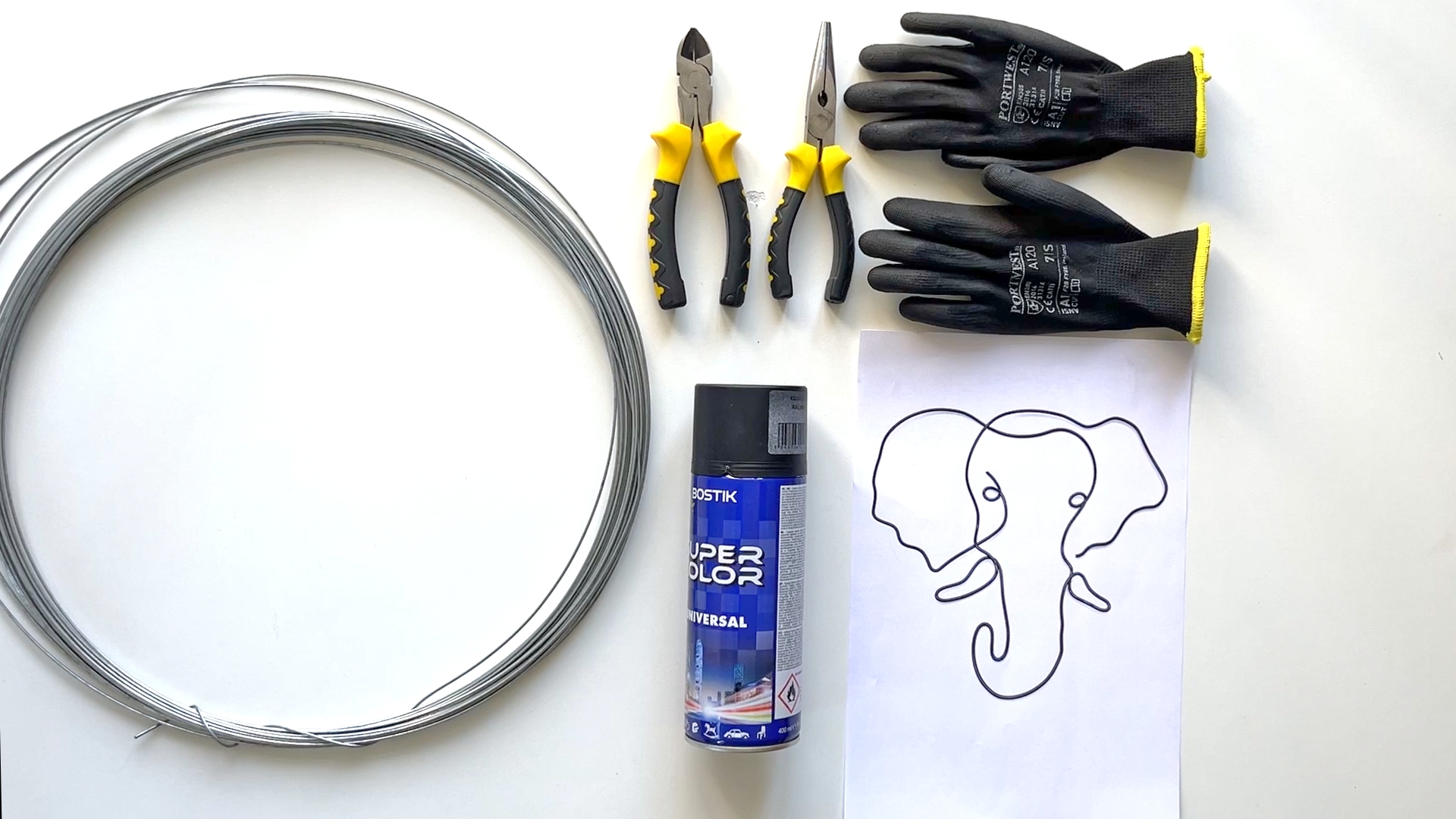 elephant-wire-art-materials
