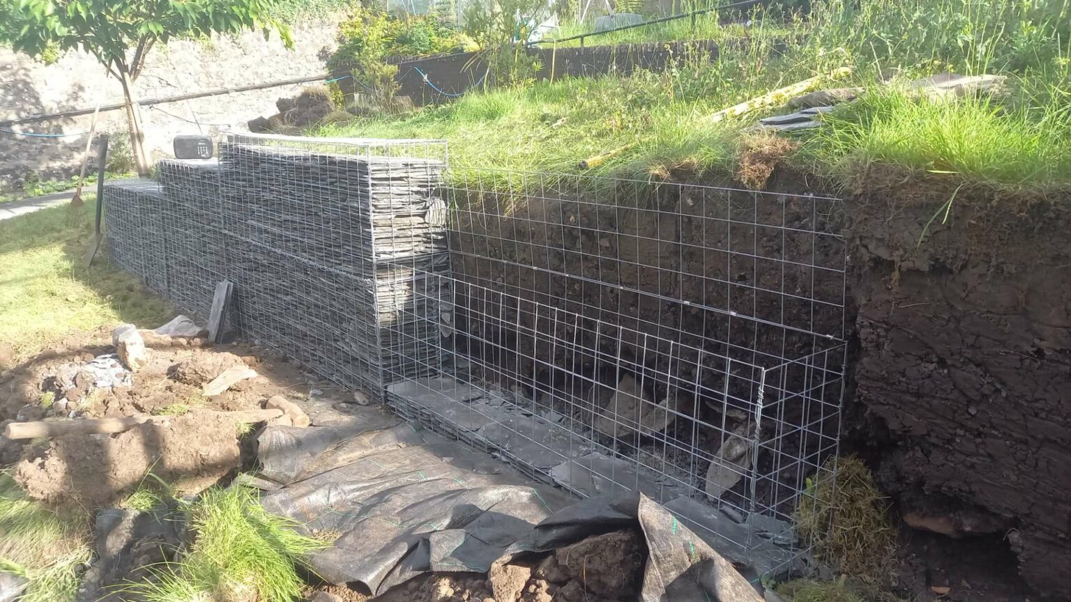gabion-retaining-wall-progress