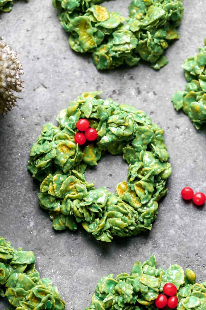 cornflake-wreath