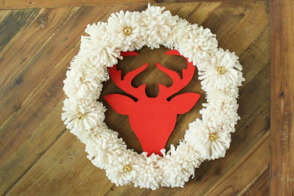 reindeer-wreath