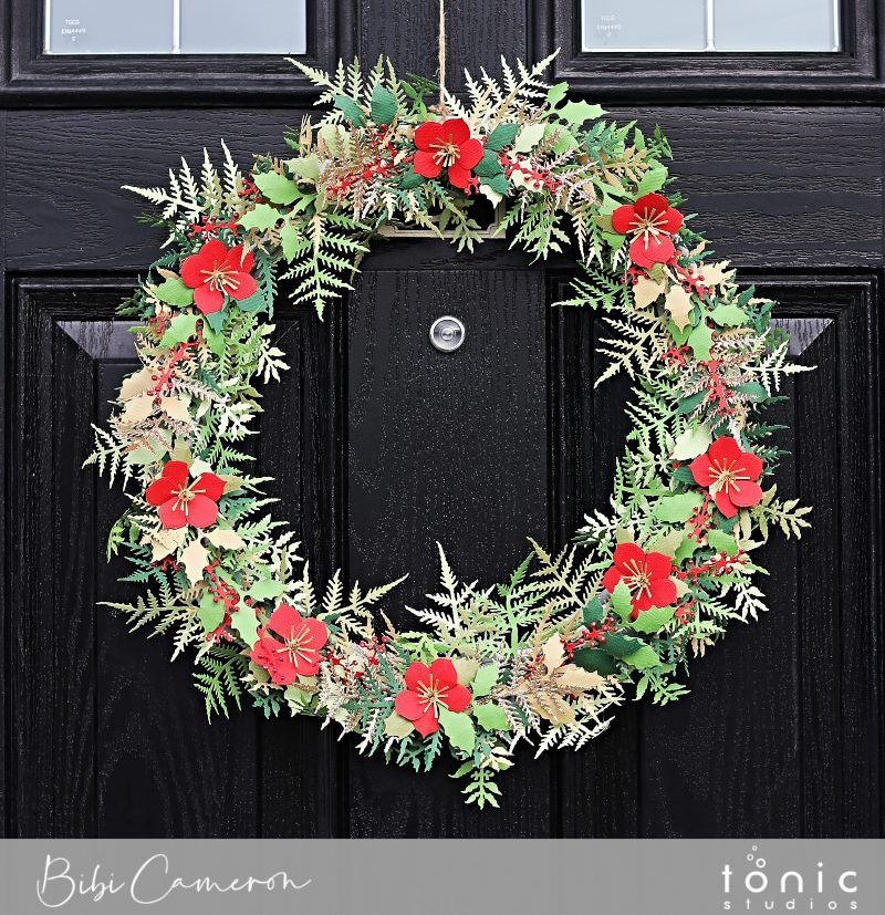 paper-flower-christmas-wreath