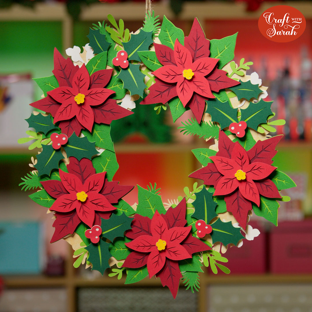 paper-cricut-wreath