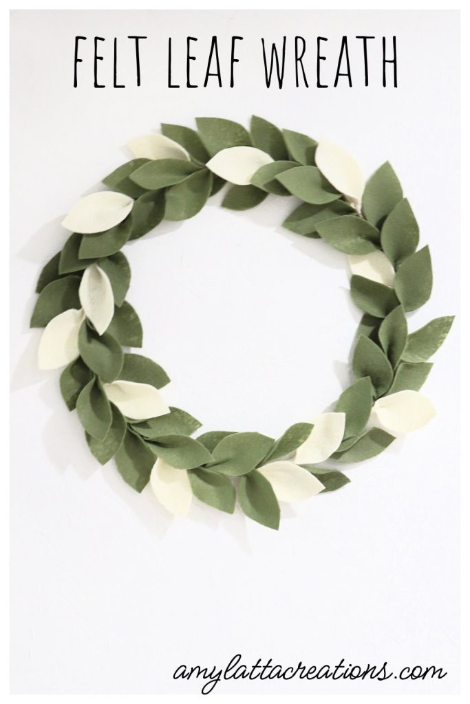 green-felt-leaf-wreath