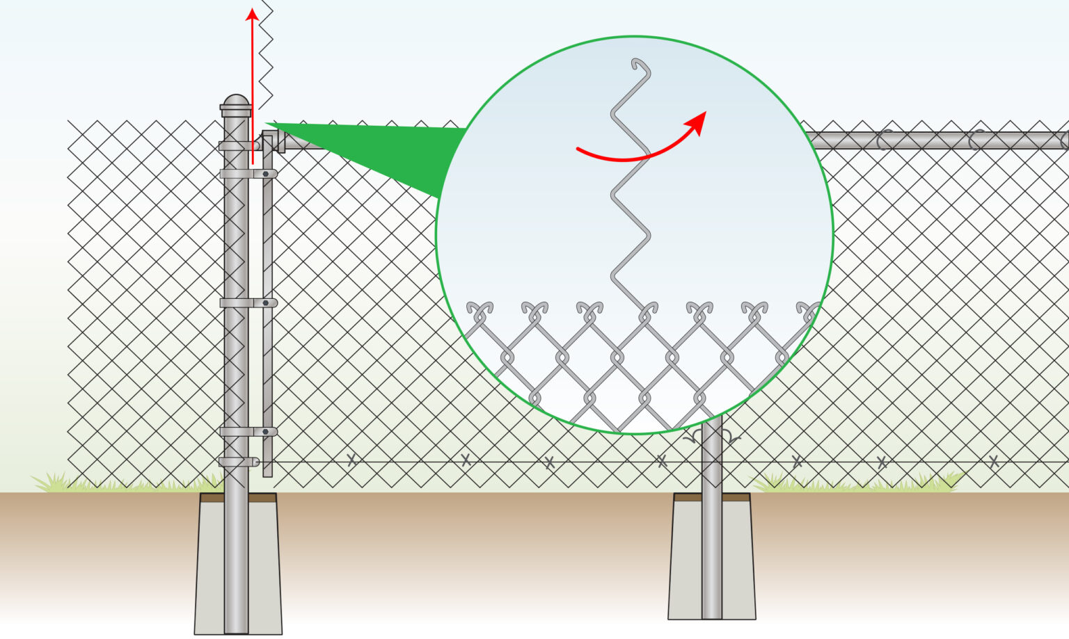 cut-off-excess-chain-link