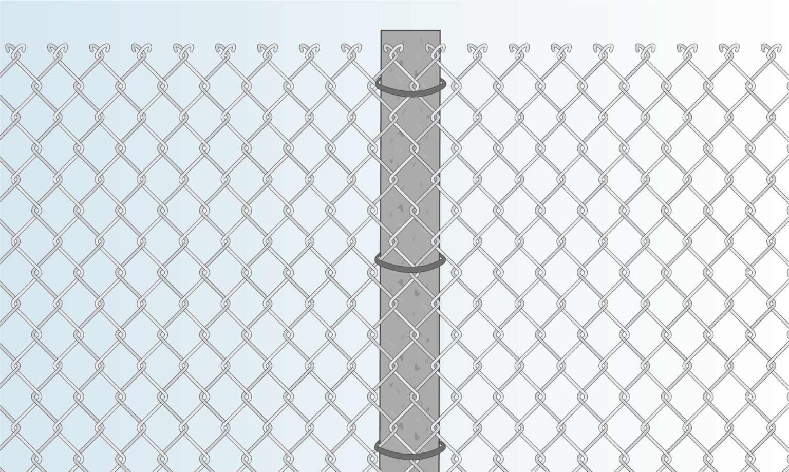 attach-chain-link-to-concrete-post
