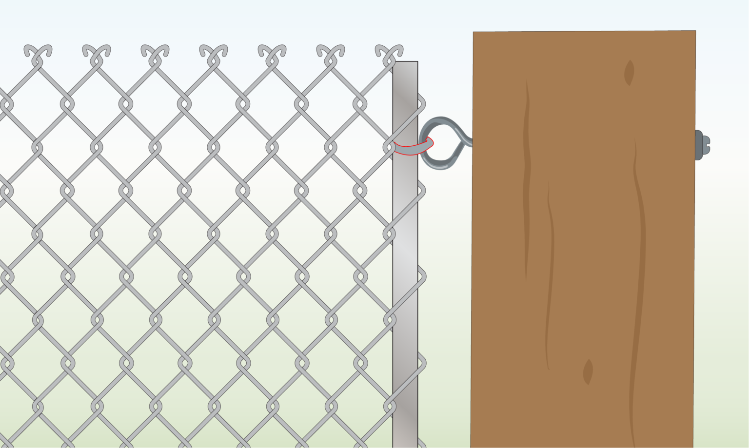 attach-chain-link-to-wood