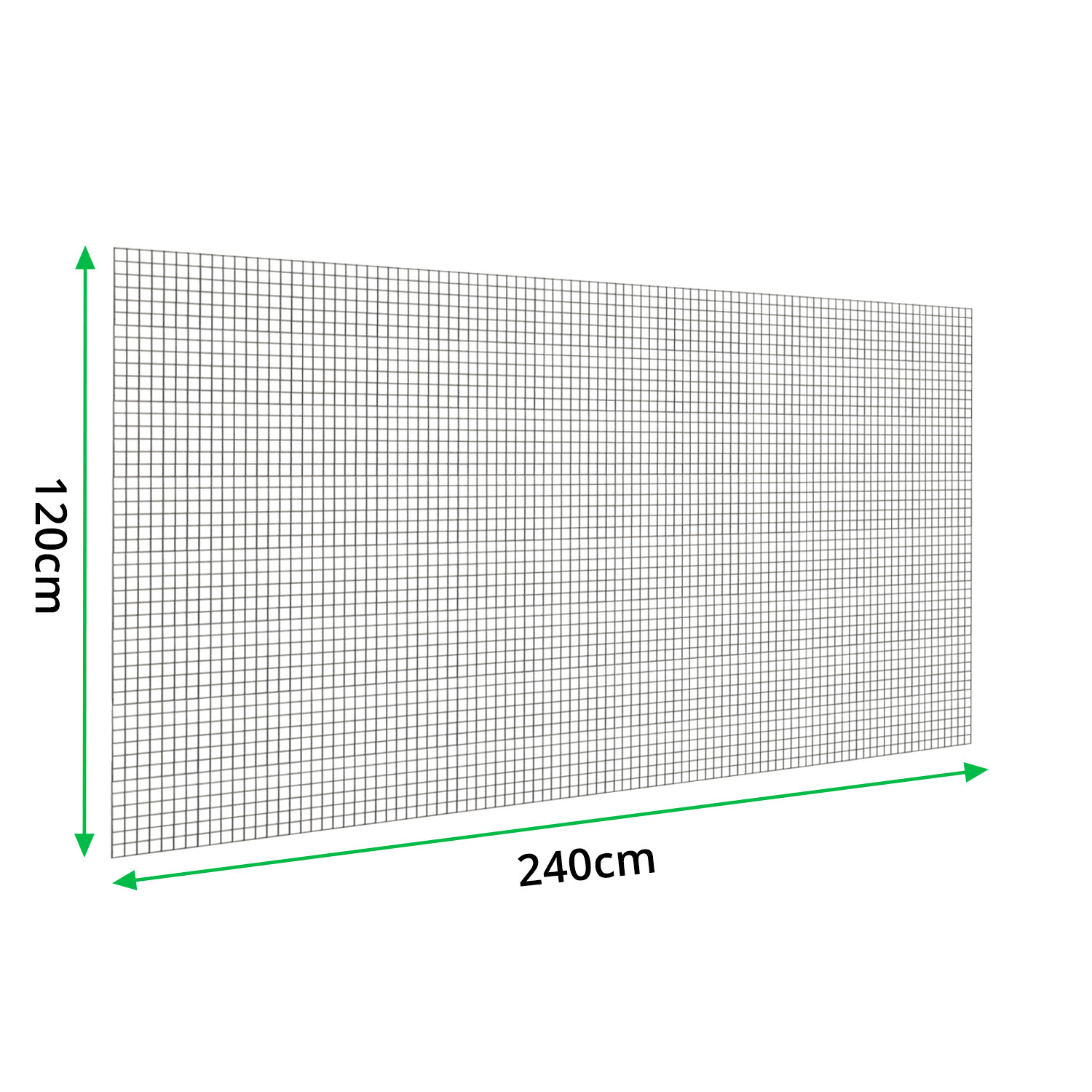 25mm-x-25mm-Galvanised-Mesh-Panel-(H1.2m-x-L2.4m)-–-10g-3mm-measurements